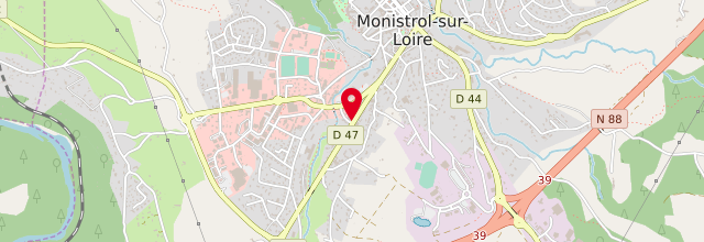 Plan de le Point d'accueil CPAM de Monistrol-sur-Loire