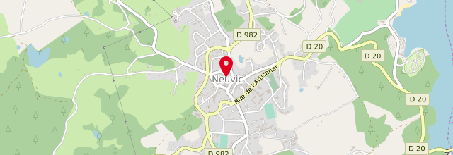 Plan la maison France Services de Neuvic