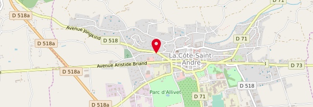 Plan la maison France services La Côte Saint André