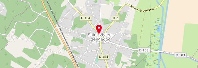 Plan la maison France services la Poste de Saint-Vivien-de-Médoc