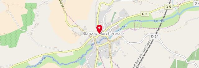 Plan la maison France services la Poste de Blanzac Porcheresse