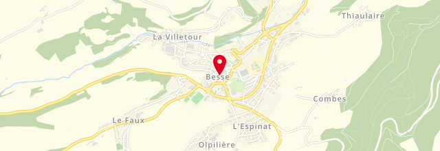 Plan la maison France services le relais Sancy de Besse et Saint Anastaise