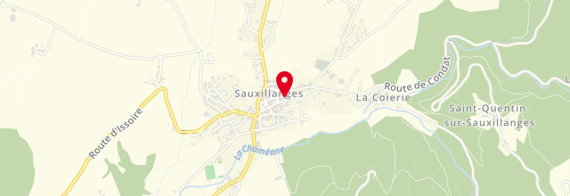Plan la maison France Services Agglo Pays d'Issoire Sauxillanges