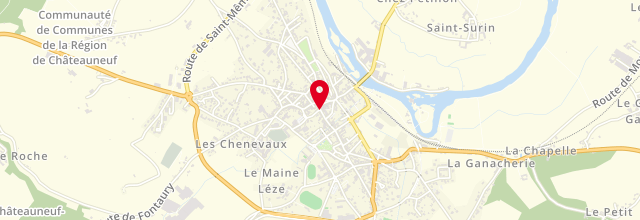 Plan la maison France services de Châteauneuf-sur-Charente