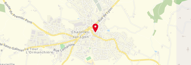 Plan la maison France Services de Chazelles-sur-Lyon
