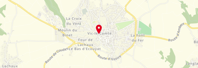 Plan la maison France services de Vic-le-Comte