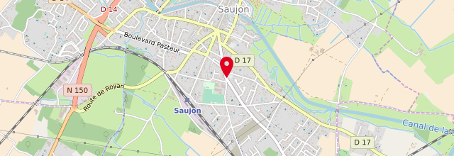 Plan la maison France services de Saujon