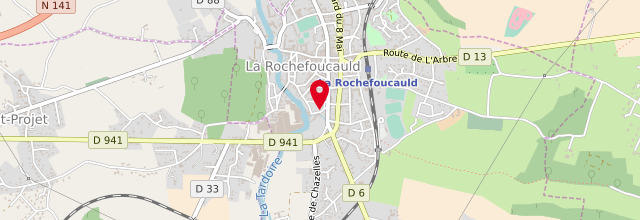 Plan la maison France services de La Rochefoucauld