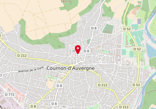 Plan de Agence CPAM de Cournon-d'Auvergne