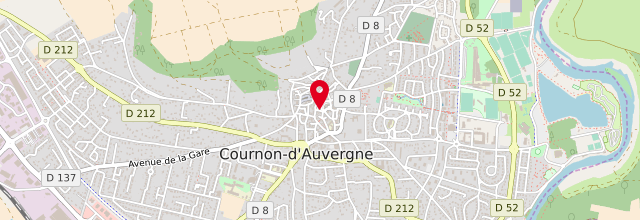 Plan de Agence CPAM de Cournon-d'Auvergne