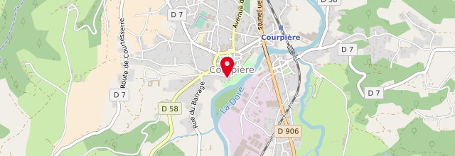 Plan la maison France services de Courpière