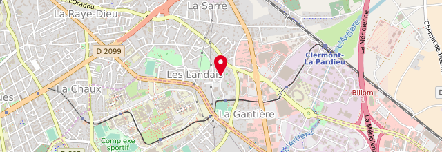 Plan la maison France services de Clermont-Ferrand Fontaine du Bac