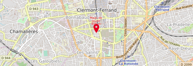 Plan de Clermont-Ferrand-Pasteur - Agence