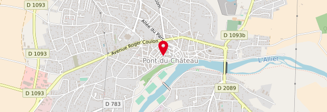 Plan la maison France services de Pont du Chateau