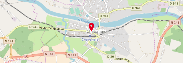 Plan la maison France services la Poste de Chabanais