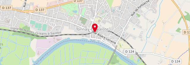 Plan la maison France services de Tonnay-Charente