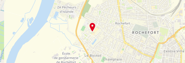 Plan la maison France services de Rochefort