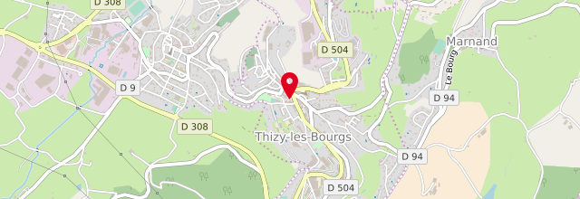 Plan la maison France services de Thizy-les-Bourgs