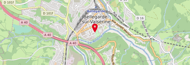 Plan la maison France services de Valserhône