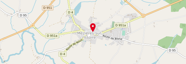 Plan la maison France services la Poste de Mézières-sur-Issoire