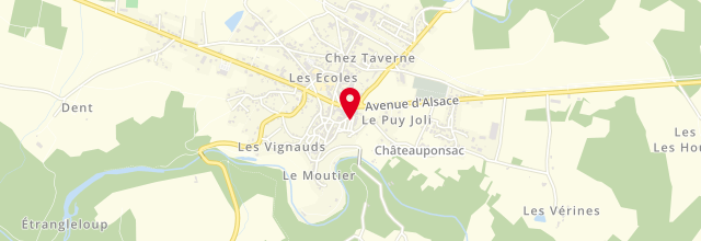 Plan la maison France Services de Châteauponsac