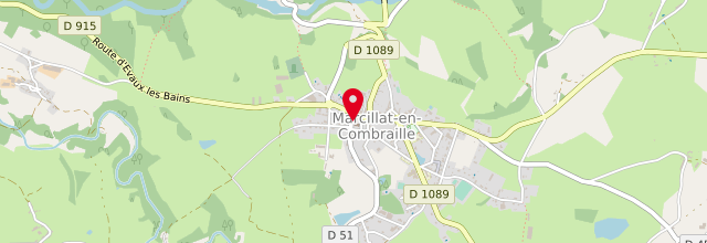 Plan la maison France services de Marcillat-en-Combraille