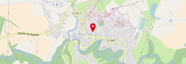 Plan la maison France Services de Boussac