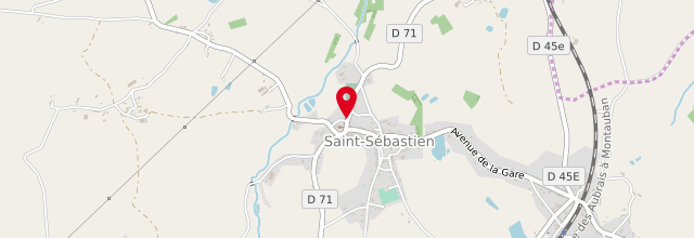 Plan la maison France services la Poste de Saint-Sébastien