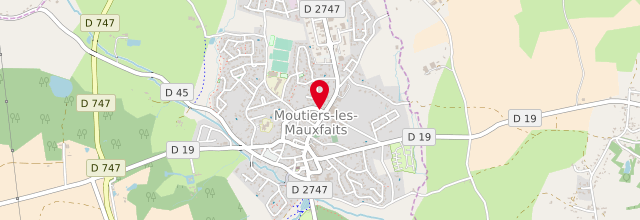 Plan la maison France services de Moutiers-les-Mauxfaits