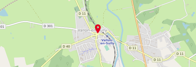 Plan la maison France services la Poste de Vallon-en-Sully