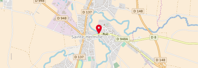 Plan la maison France services la Poste de Sainte-Hermine