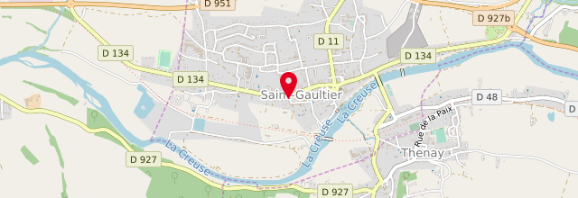 Plan la maison France services la Poste de Saint-Gaultier