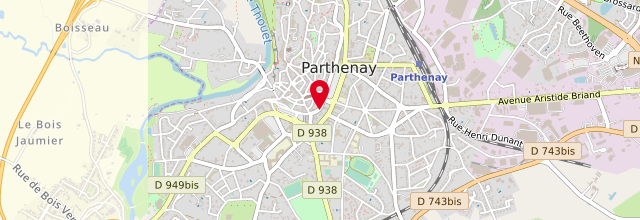 Plan la maison France services de Parthenay