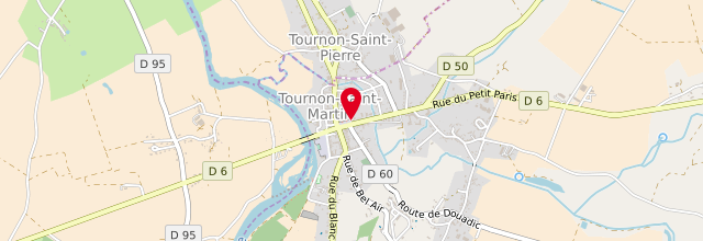Plan la maison France services la Poste de Tournon-Saint-Martin