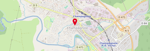 Plan la maison France services de Champagnole