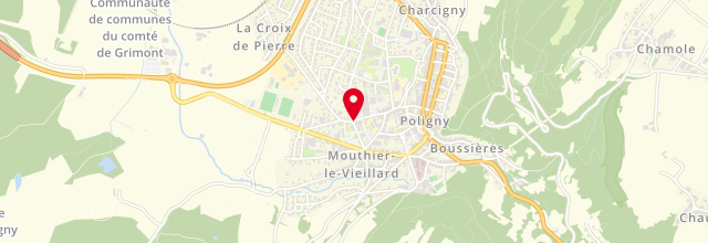 Plan la maison France Services de Poligny