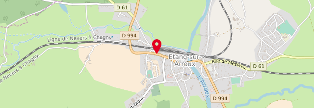 Plan la maison France Services Pôle de proximité Etang sur Arroux