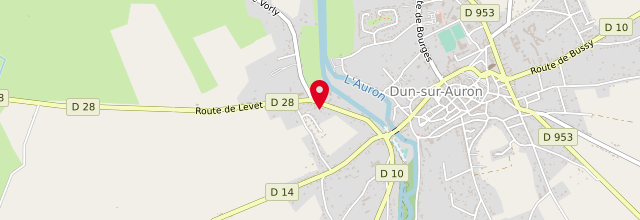 Plan la maison France Services de Dun-sur-Auron