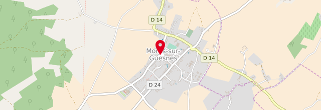 Plan la maison France services la Poste de Monts-sur-Guesnes