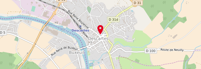 Plan la maison France services Descartes