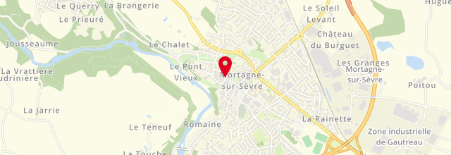 Plan la maison France services de Mortagne-sur-Sèvre