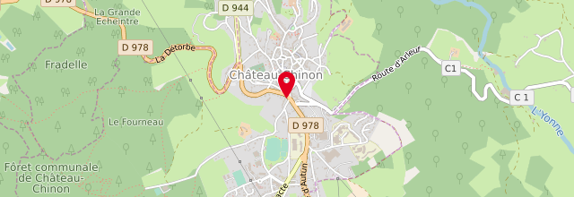 Plan la maison France services de Château-Chinon