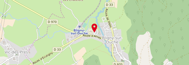 Plan la maison France Services de Bligny-sur-Ouche