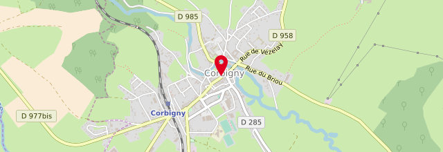 Plan la maison France services de Corbigny