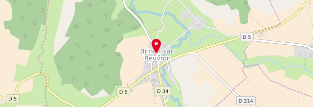 Plan la maison France services de Brinon-sur-Beuvron