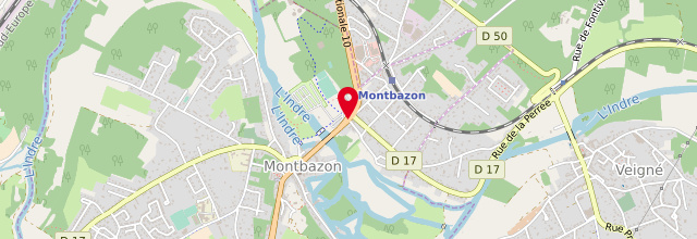 Plan la maison France Services de Montbazon