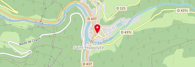 Plan la maison France services la Poste de Saint-Hippolyte