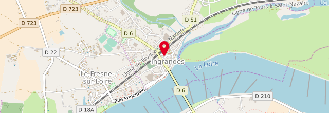 Plan la maison France services la Poste d'Ingrandes-Le Fresne sur Loire
