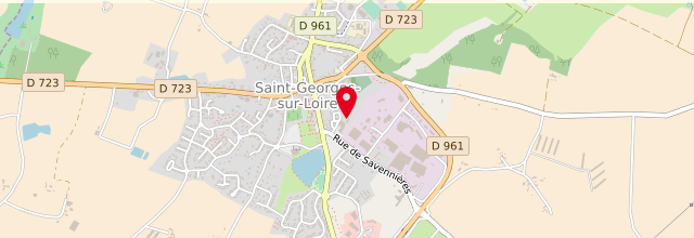 Plan la maison France services de Saint-Georges-sur-Loire