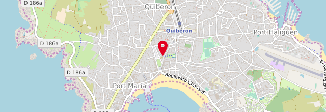 Plan de le Point d'accueil CPAM de Quiberon